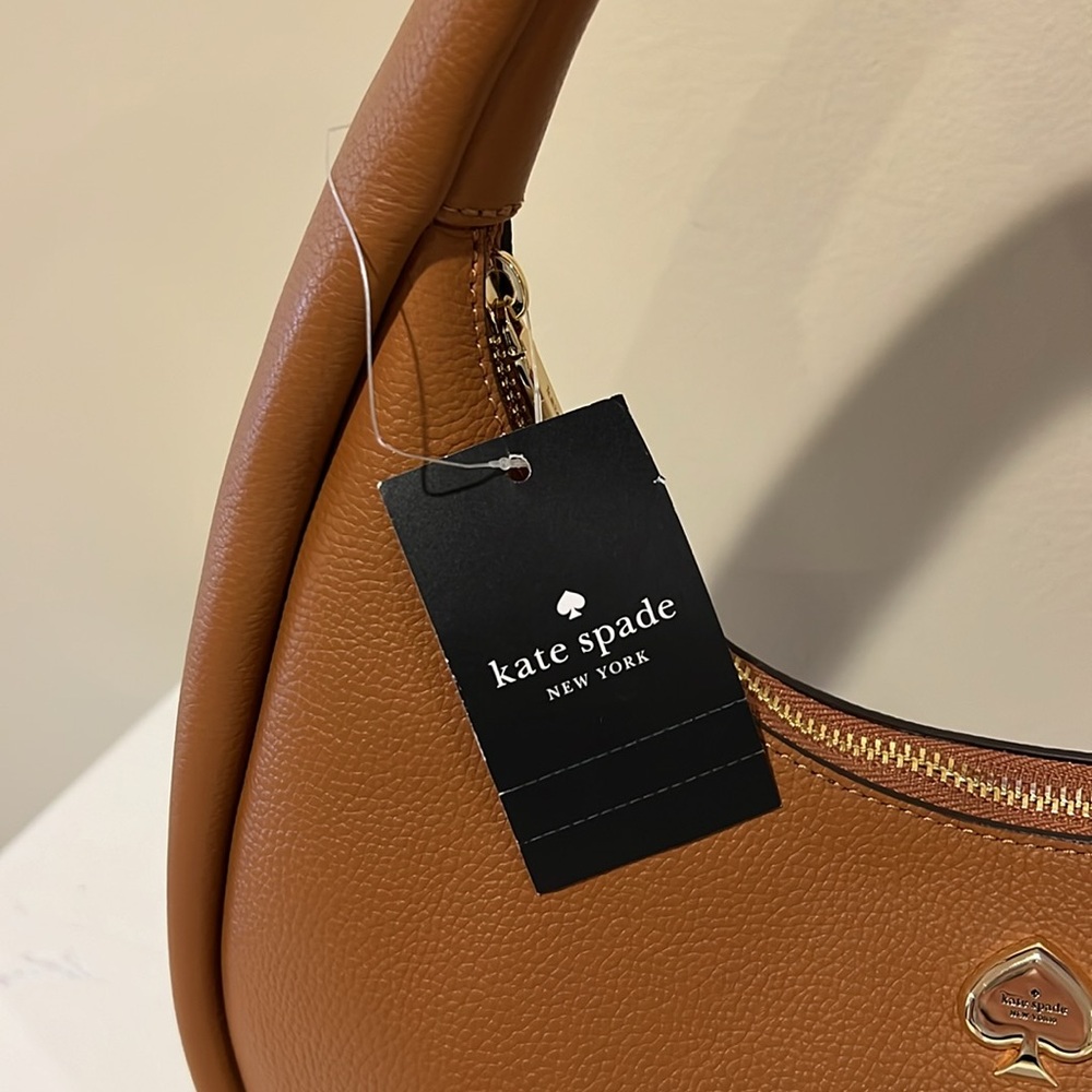 Kate Spade Brown Leather Hobo Bag NWT - Picture 3 of 5